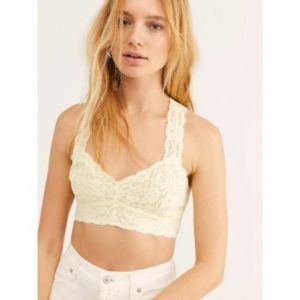 Free People Galloon Lace Racerback Size Large in L